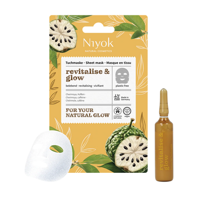 Gaivinanti lakštinė kaukė „Atgaivinti ir švytėti“