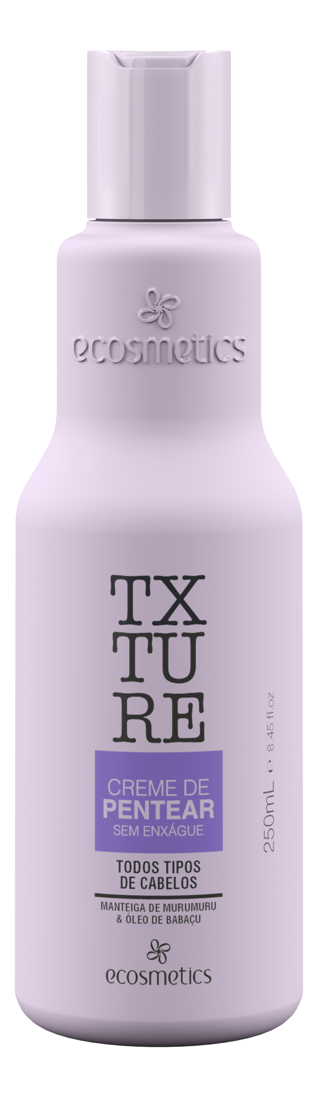 TXTURE nenuplaunamas plaukų kremas su babasu aliejumi ir murumuru sviestu, 250 ml