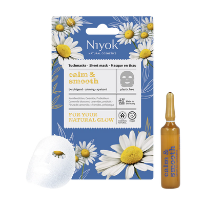 Raminanti lakštinė kaukė jautriai odai „Calm &amp; Smooth“